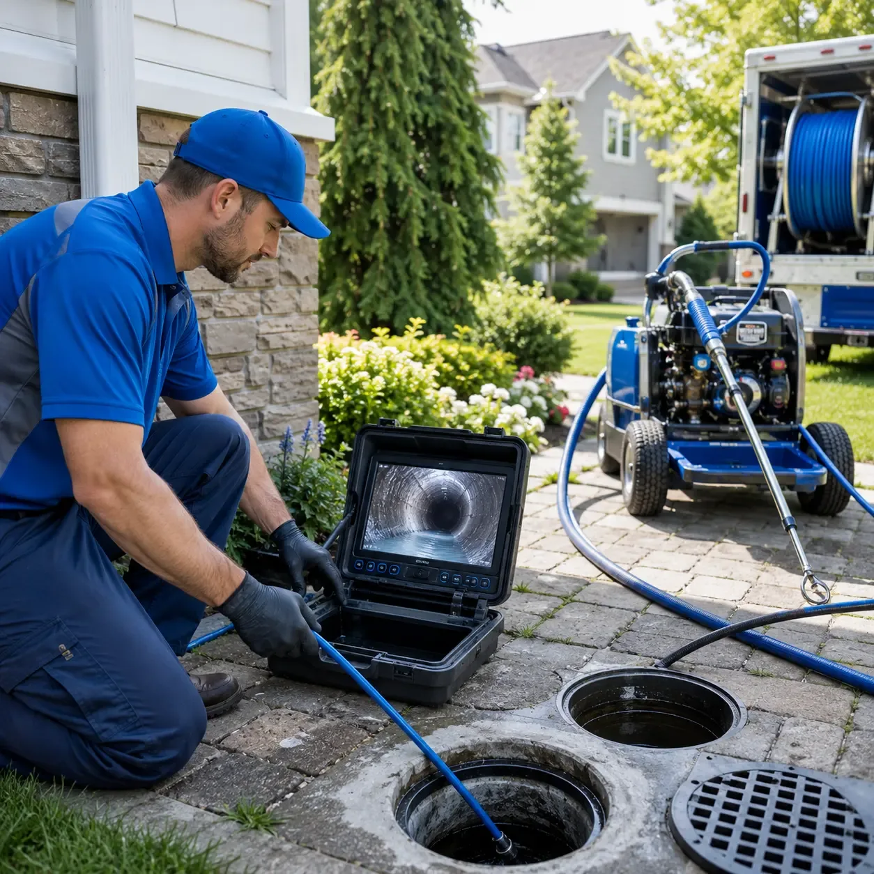 Outdoor drain cleaning professionals serving Worthington, MA